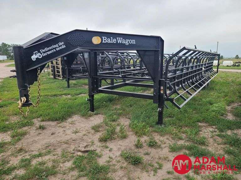 2025  Unused Industrias America  16x4  Bale Hauler Hay Trailer