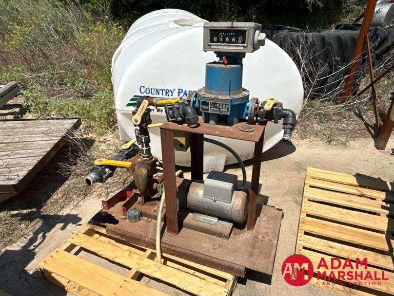 2 Inch Cast Banjo Pump w/Stand