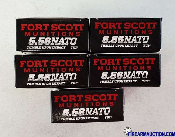 Fort Scot Munitions 5.56 NATO - 70 Gr TUI Solid Copper Spun (5 X 20)