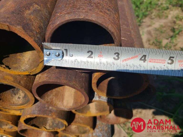 (24)   Steel Pipe   - 10FT L x 2⅞IN