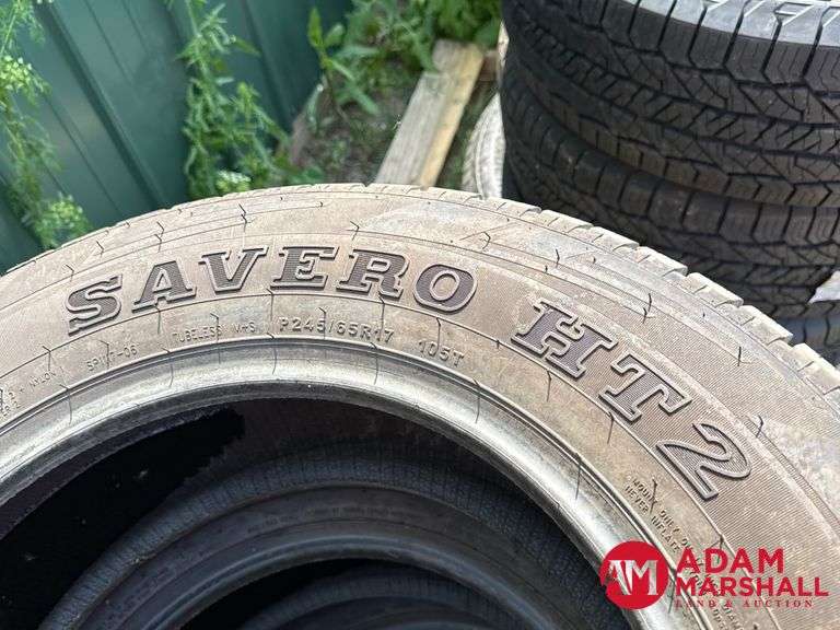 (4) NEW Savero Tires - HT2, 245/65R17