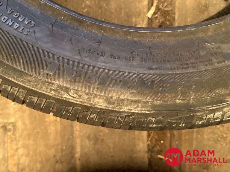(1) NEW General, Altimax RT Tire - 225/55R19