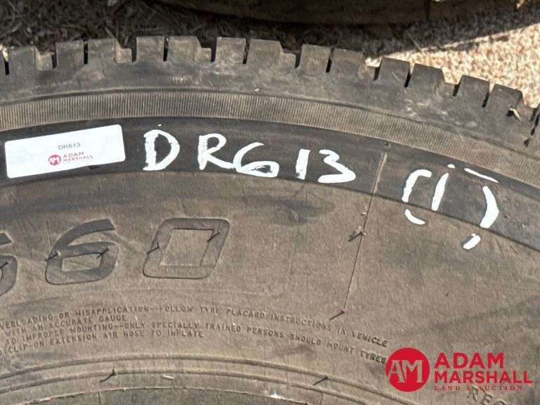 (1) NEW Trave 1 Star Tire - TD660, 11R22.5
