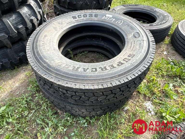 (2) NEW Supercargo Tires - SC039, 11R24.5