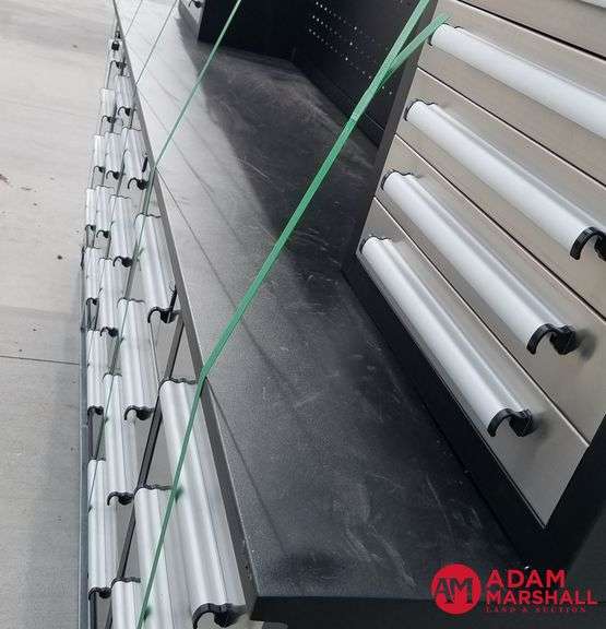 Unused Steelman Tool Box - Stainless Steel, 30 Drawer & 2 Door - 114"W x 25"D x  77"H