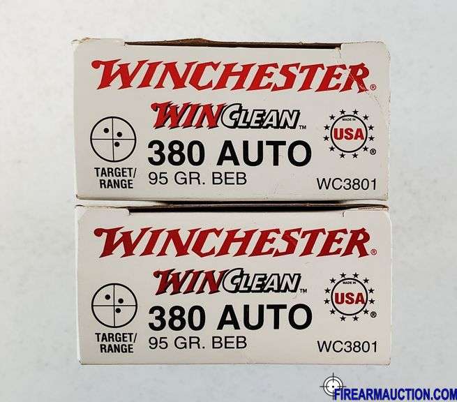 Winchester Target/Range WinClean 380 Auto - 95 Gr BEB (2 X 50)