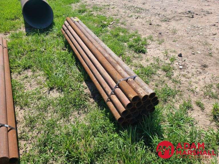 (24)   Steel Pipe   - 8FT L x 2⅞IN