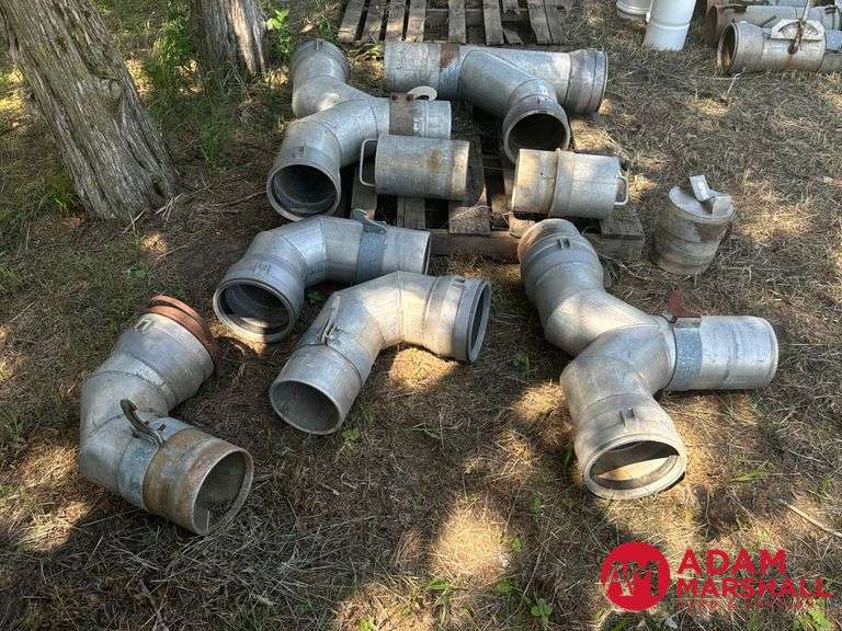 8IN Aluminum Pipe Elbows/ T’s/ End Caps