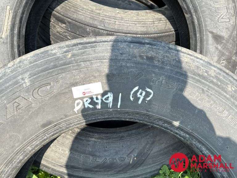 (4) USED Semi Tires - Various Sizes