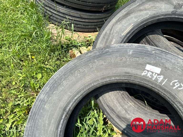 (4) USED Semi Tires - Various Sizes