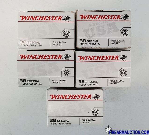 Winchester Target 38 Special - 130 Gr FMJ (5 X 50)