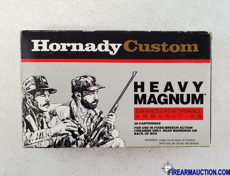 Hornady Heavy Mag 338 Win Mag - 225 Gr SP Interlock (1 X 20)