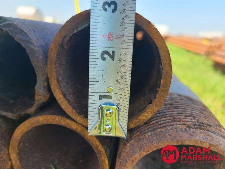 (24)   Steel Pipe   - 8FT L x 2⅞IN