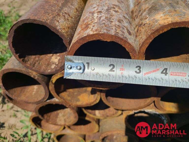 (24)   Steel Pipe   - 10FT L x 2⅞IN