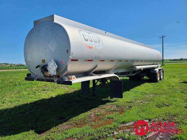 1980  Fruehauf  Aluminum Fuel  Semi Trailer - 9,200 Gallon