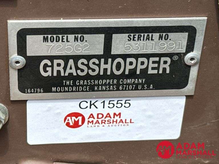 2003  Grasshopper  725 G2  Zero Turn Lawn Mower - 52IN