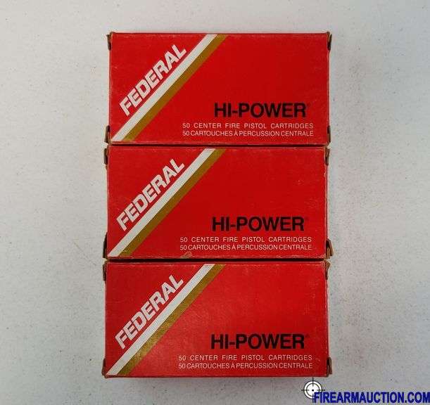 Federal Hi-Power 40 S&W - 180 Gr JHP (3 X 50)