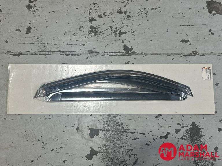 Lund  Front & Rear Chrome Side Window Deflectors