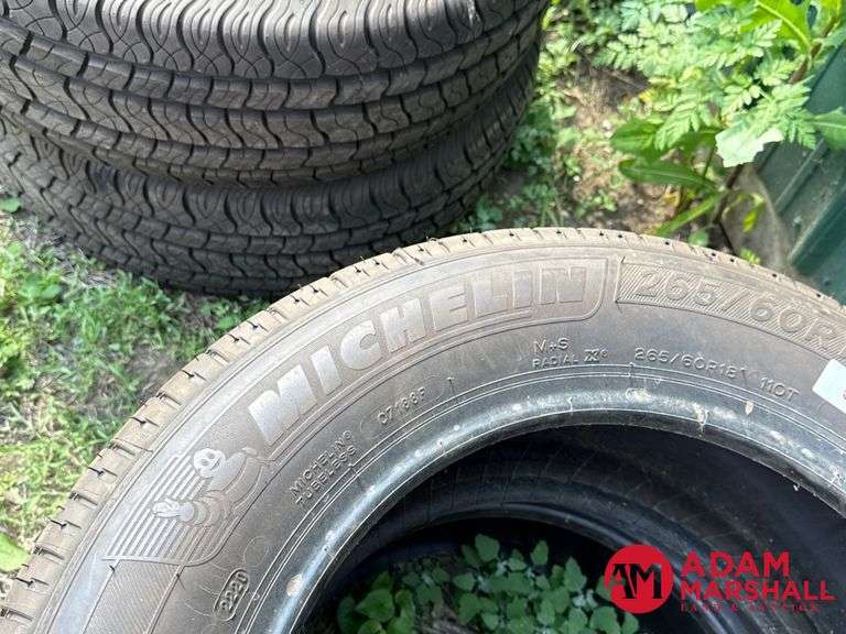 (2) NEW Michelin, Premier Tires - 265/60R18