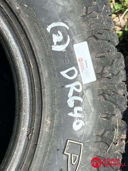 (2) USED Milestar Patagonia M/T Tire - LT285/75R16