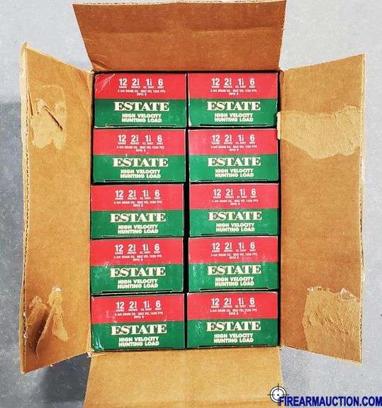 Estate High Velocity Hunting Load - 12 GA, 2-3/4", 6 Shot (10 X 25 = Case Of 250 Shells)
