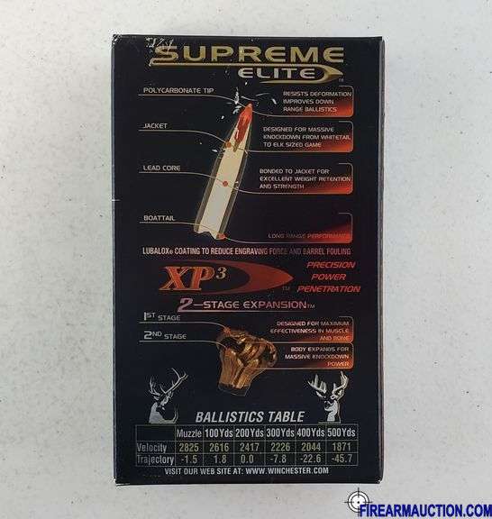 Winchester Supreme Elite 308 Win - 150 Gr XP3 (2 X 20)