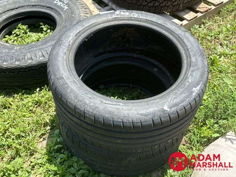 (2) USED Michelin Tires - 225/50ZR17