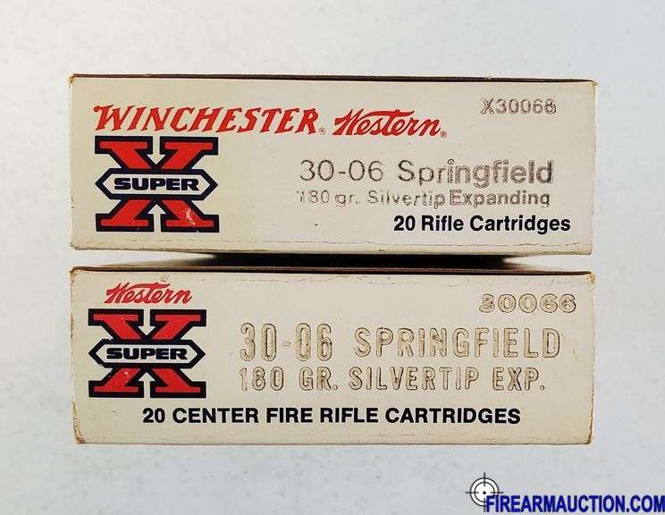 Winchester/Western 30-06 Springfield - 180 Gr Silvertip Expanding (2 X 20)