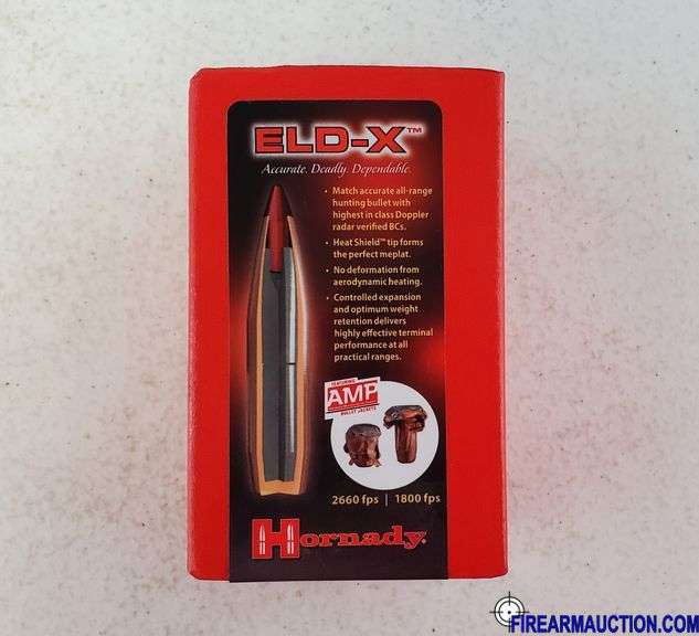 Bullets - Hornady ELD-X 7 MM .284 Dia 162 Gr (100)