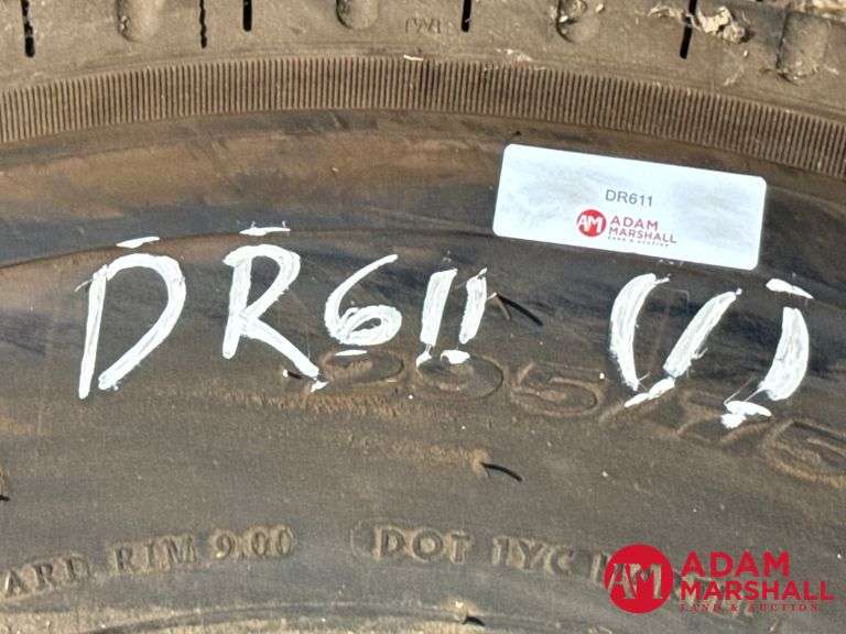 (1) NEW Lead, F816 Tire - 295/75R22.5