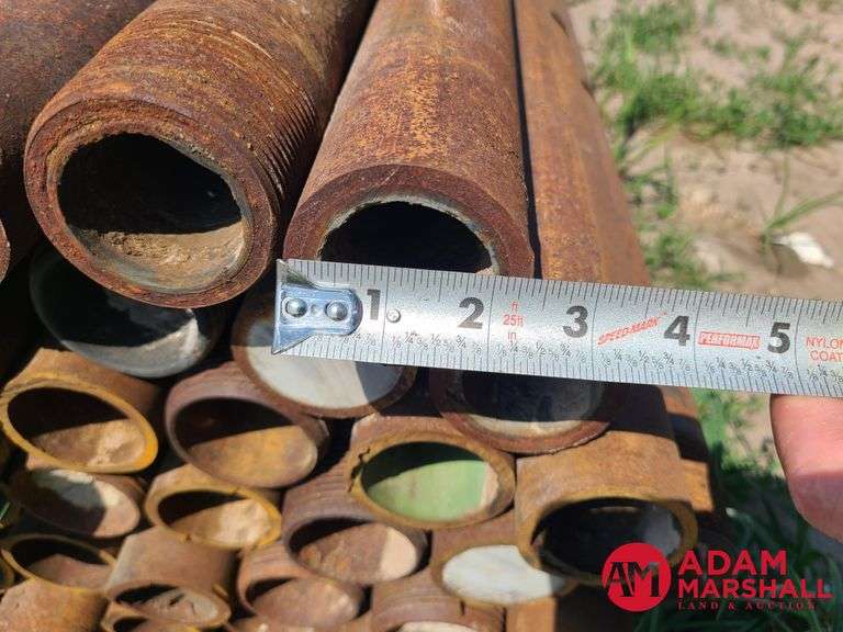 (44)   Steel Pipe   - 10FT L x 2⅜IN