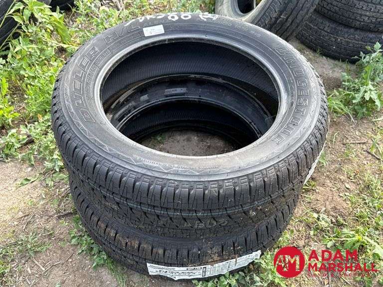 (2) NEW Bridgestone, Dueler  Tires - H/L, P255/55R20