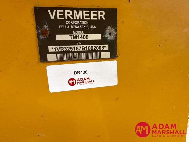 2011  Vermeer  TM1400  Disc Mower