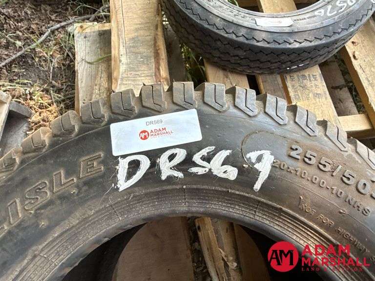(1) Carlisle, Turf Master Tire - 255/50-10