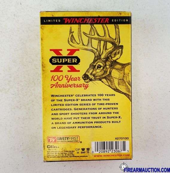 Winchester Super-X Power-Point "100 Yrs Limited Edition" 270 Win - 150 Gr (1 X 20)