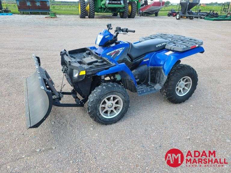 2008  Polaris  Sportsman 800   ATV w/ Snowplow