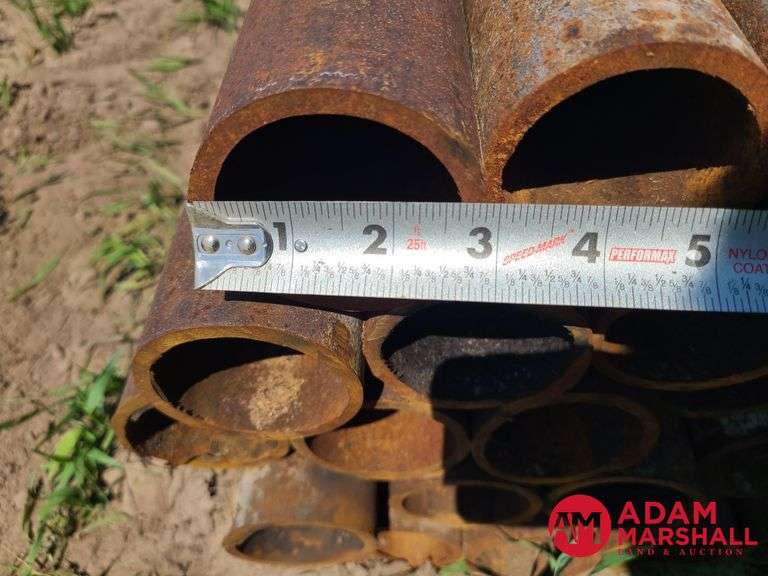 (24)   Steel Pipe   - 10FT L x 2⅞IN