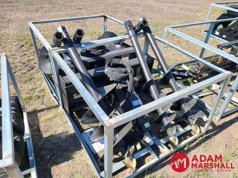 Unused Greatbear Post Hole Auger w/ 3 bits