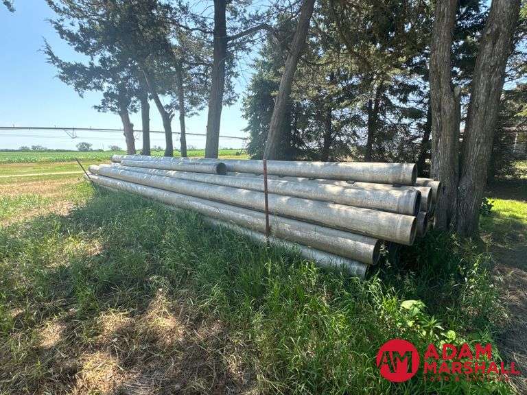 (24) 10IN Aluminum Irrigation Pipe