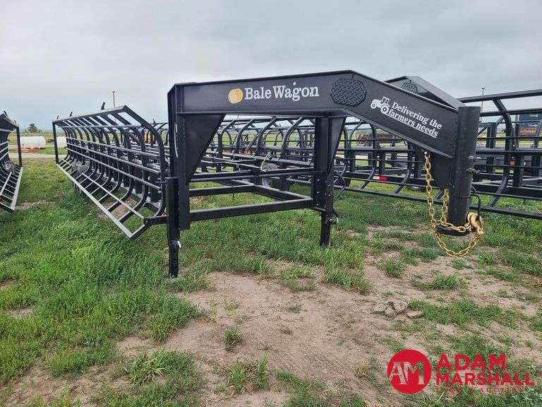 2025  Unused Industrias America  16x4  Bale Hauler Hay Trailer