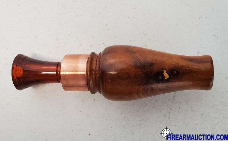 VV Calls Custom Made Single Reed Duck Call - Bodark Wood