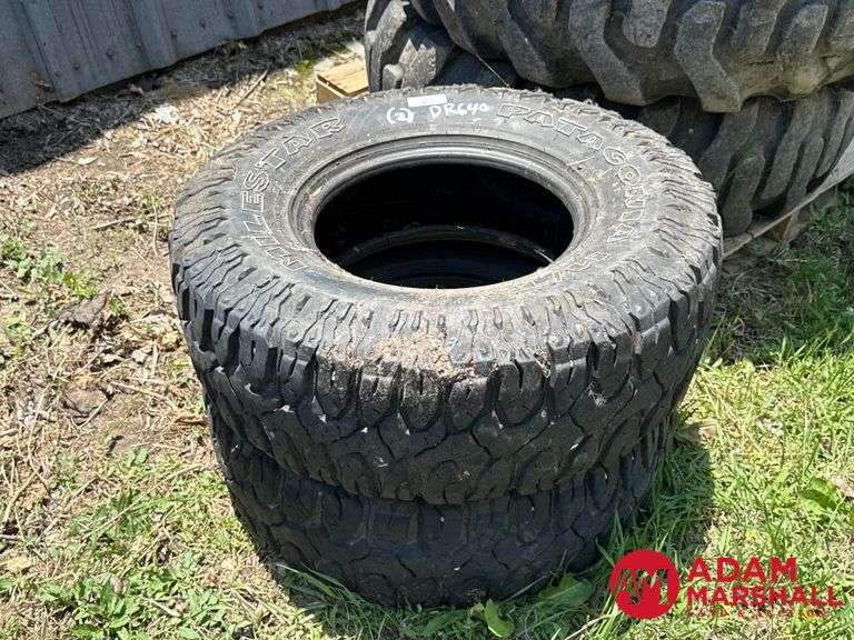 (2) USED Milestar Patagonia M/T Tire - LT285/75R16