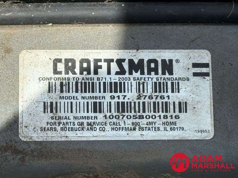 Craftsman  LT2000  Riding Lawn Mower - 42IN