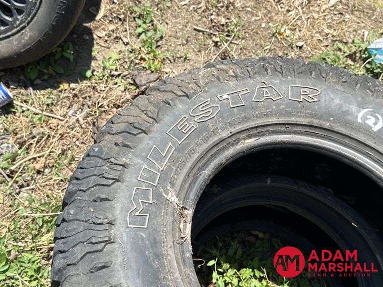 (2) USED Milestar Patagonia M/T Tire - LT285/75R16