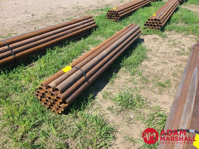 (24)   Steel Pipe   - 8FT L x 2⅞IN