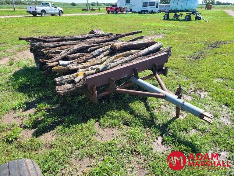 Wood Fence Post Trailer - 10FT x 6FT