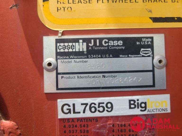 1991  Case International   8580  Square Baler
