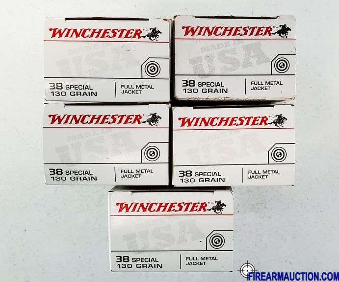 Winchester Target 38 Special - 130 Gr FMJ (5 X 50)