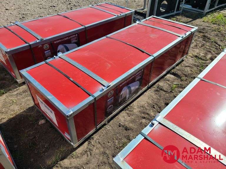Unused Storage/Hoop building tent 20W x 30L x 12T (C203012R) w/ one roll up door