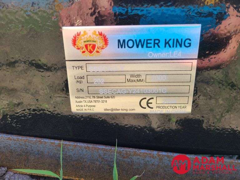 Unused 2024 AGT SSECAG-Y Heavy Duty Auger For Skid Steer